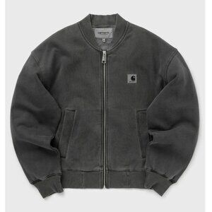 WOMEN'S - Carhartt Work In Progress Gray Nelson Bomber Jacket - Size Med